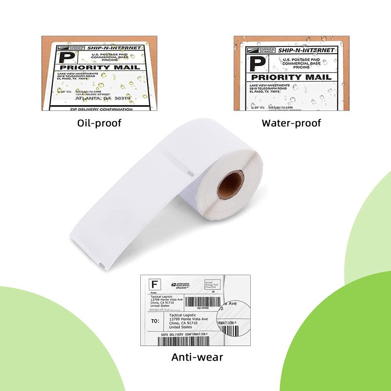 Anylabel Compatible 2-1/8" x 4" Direct Thermal Labels Replacement for DYMO 30323 Address Shipping Postage Barcodes, Compatible with Rollo, DYMO 4XL & Zebra Desktop Printers (12 Rolls, 220 Labels/Roll) - Image 5